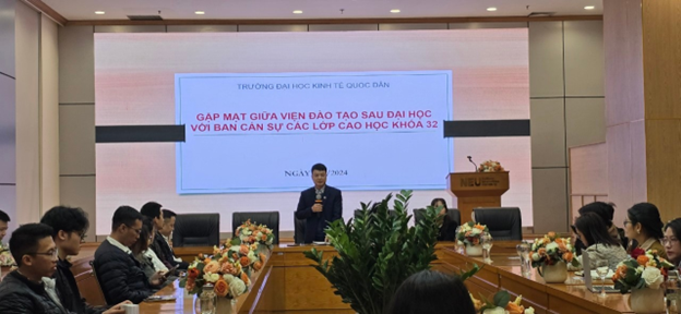 VIỆN ĐÀO TẠO SAU ĐẠI HỌC GẶP MẶT BAN CÁN SỰ CÁC LỚP CAO HỌC KHÓA 32
